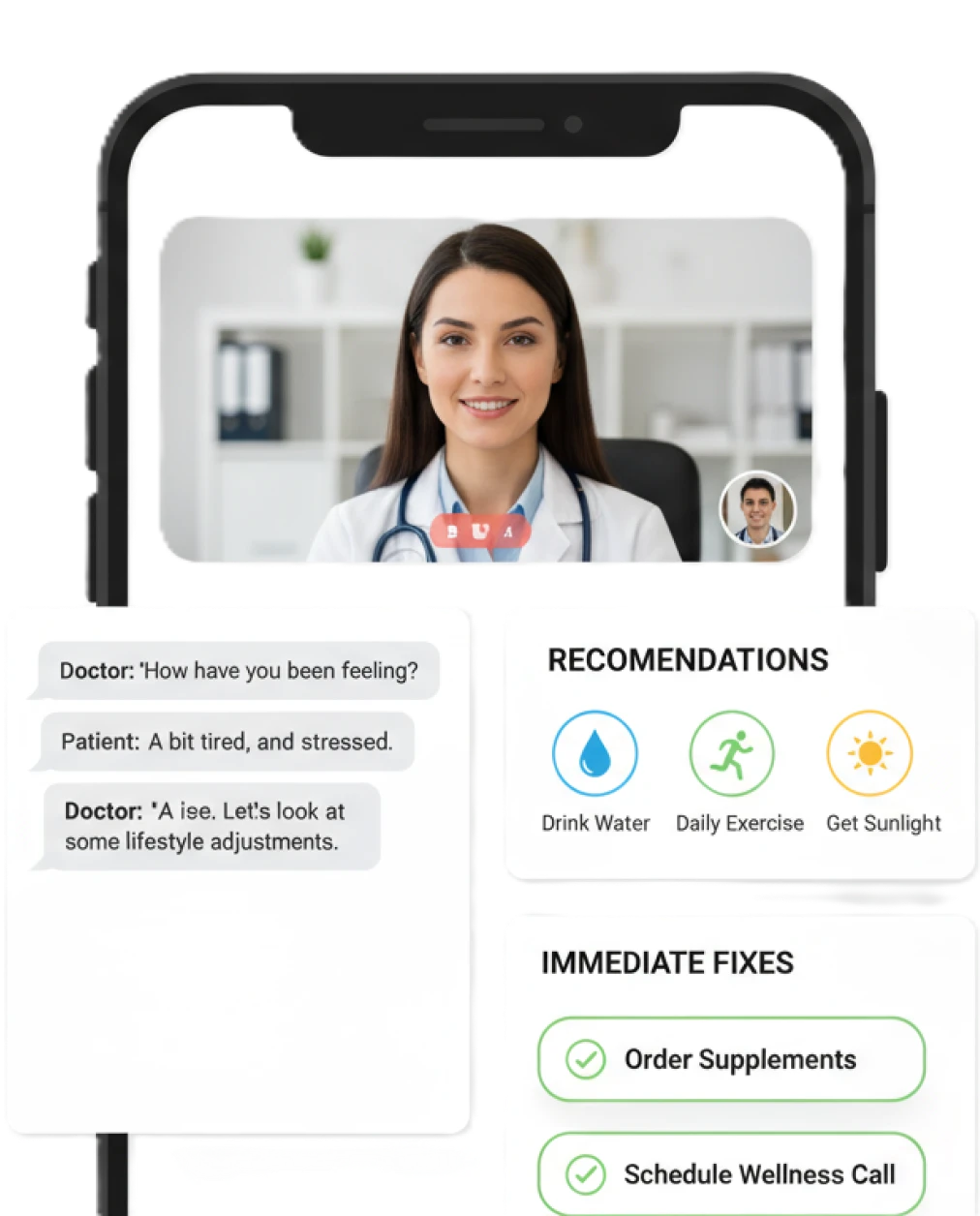 StarAI interface on mobile device